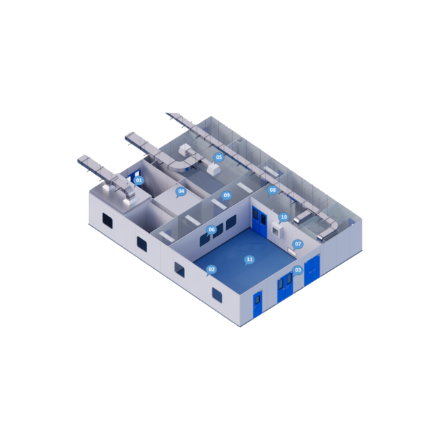 CLEANROOM PARTITION & CEILING SYSTEM